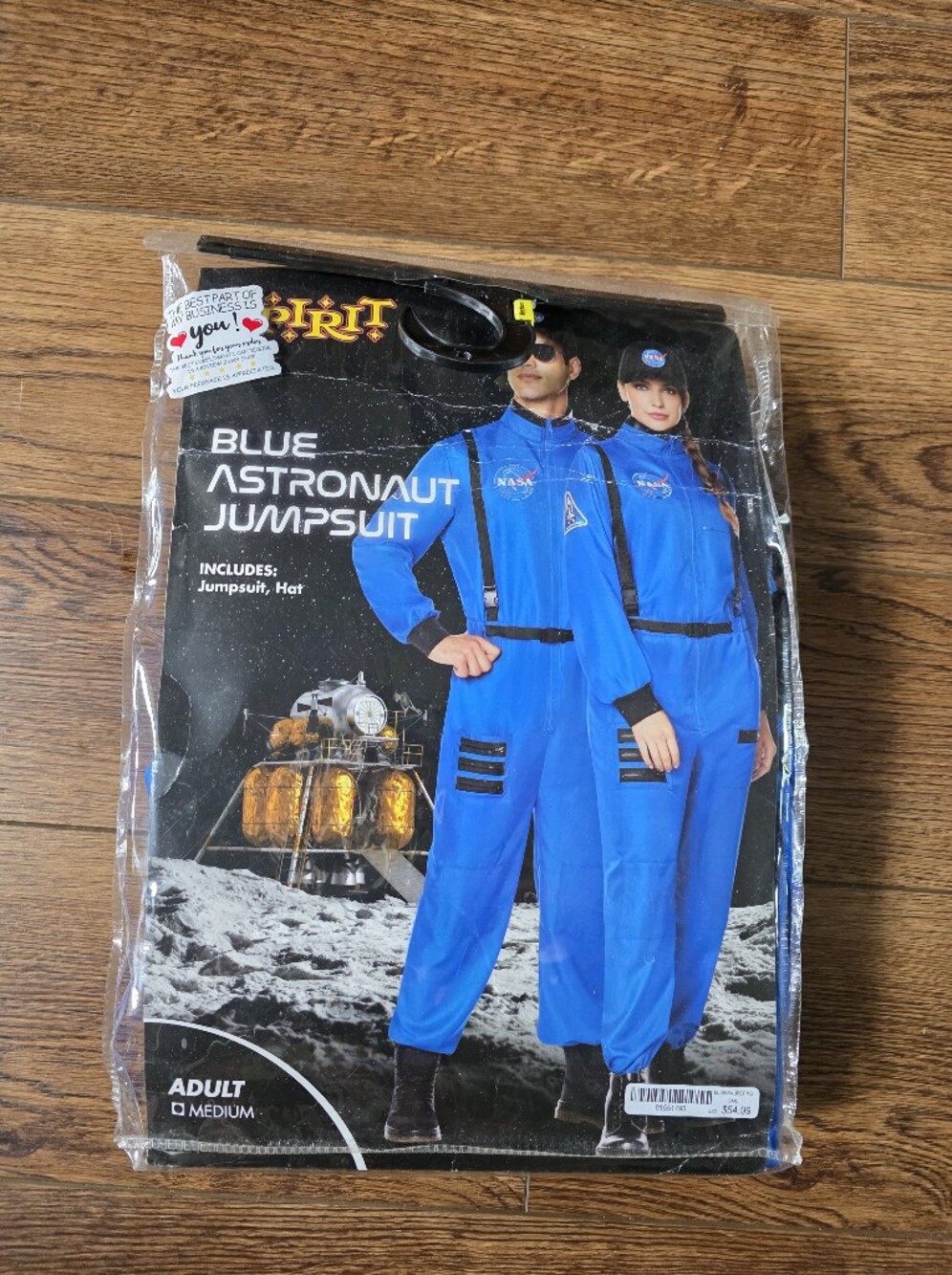 Astronaut Jumpsuit Costume - Size Medium